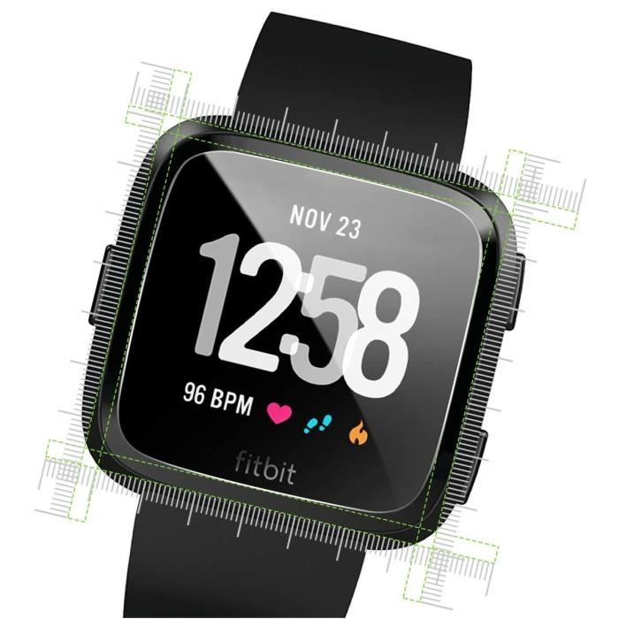 Verre Trempé pour Fitbit Versa - Fitbit Versa Lite - Film Vitre Protection Ecran Montre Connectée Phonillico®