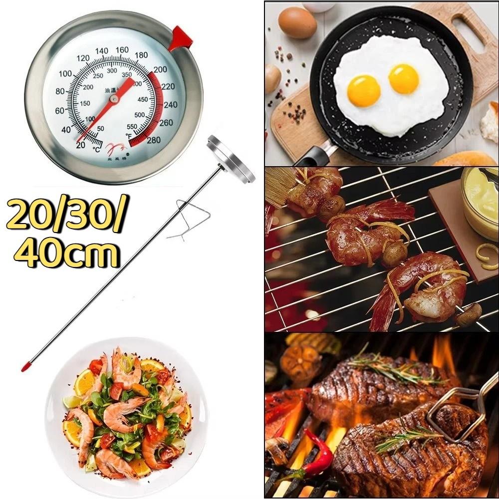 0~300℃ Kitchen Probe Thermomete Large Dial BBQ Thermometer Tester Kitchen Cooking
