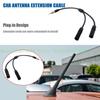 652F Universal Car Antenna Cable 1 For 2 Car Antenna Extension Cable Radio Adapter