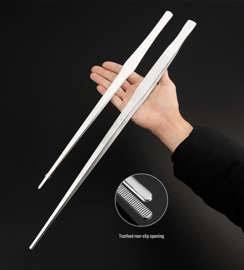 Extra Long Stainless Steel Tweezers for Aquatic Plants and Turtle Feeding