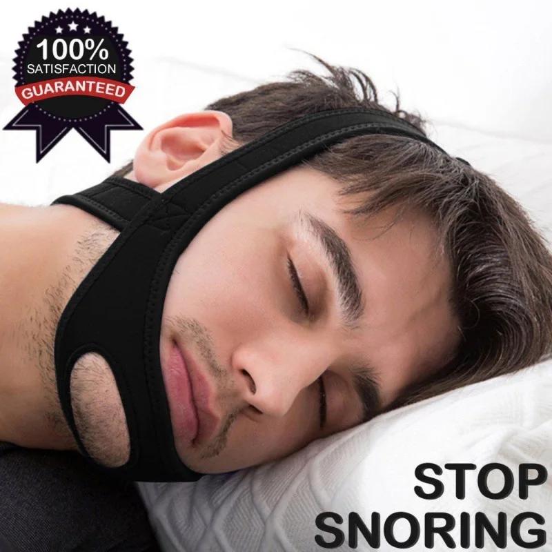 Anti Snore Belt Stop Snoring Chin Strap for Women Men Night Sleep Support Jaw Band Snoring Protection Aid Comfortable