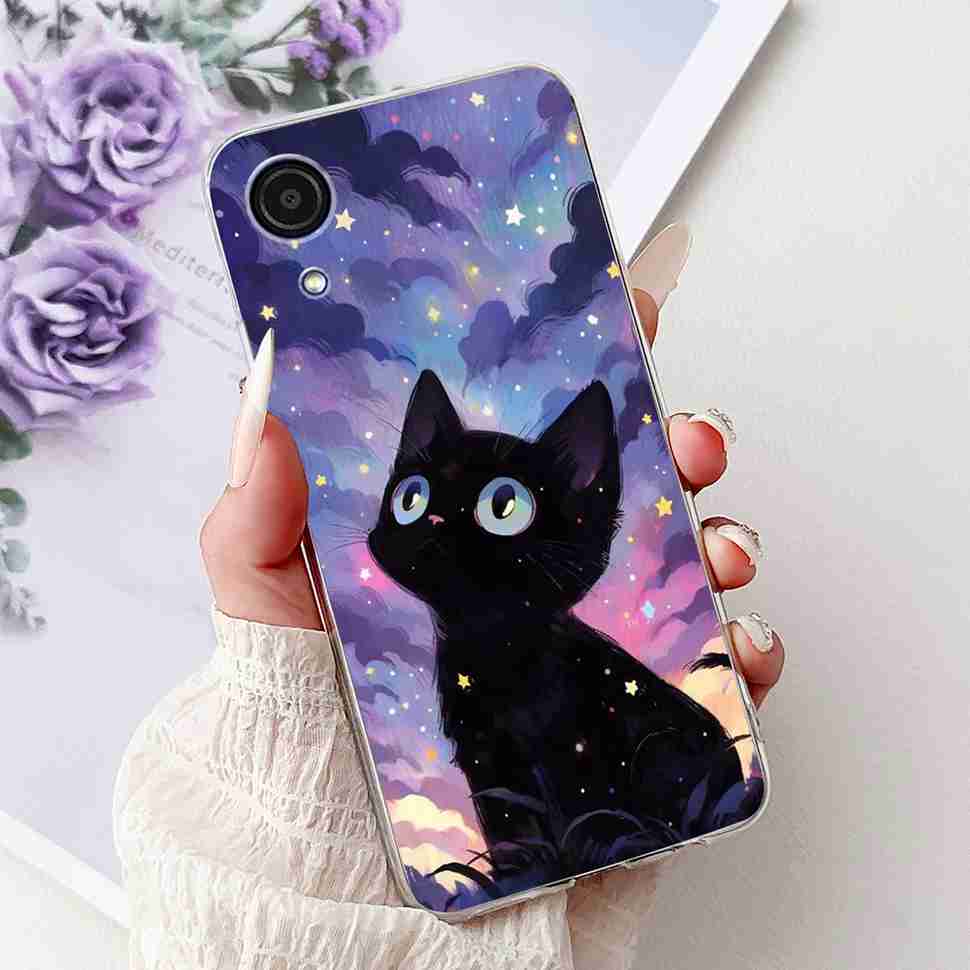 For Samsung A03Core Case Soft Silicone Cute Heart Painted Cover Case For Samsung Galaxy A03 Core SM-A032F TPU Fundas Capa