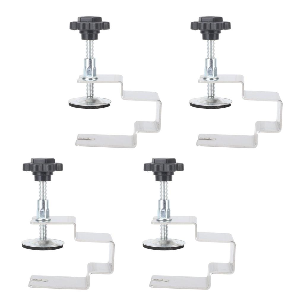4PCS Drawer Fixing Clip Thickened Stainless Steel Non Slip Cabinet Drawer Installation Clamp
