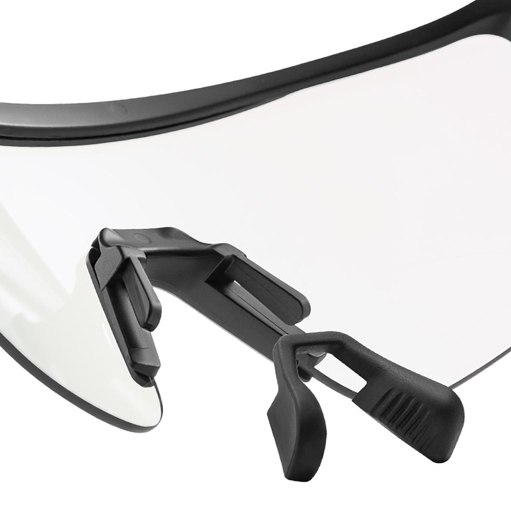 Photochromic cycling glasses with UV filter and prescription insert - black