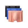 Men's Cool Feeling Moisture-absorbent Quick-drying Low-waist Lightweight Seamless Elastic Anti-pinch Hip Boxer Briefs, 3 Pieces Pack