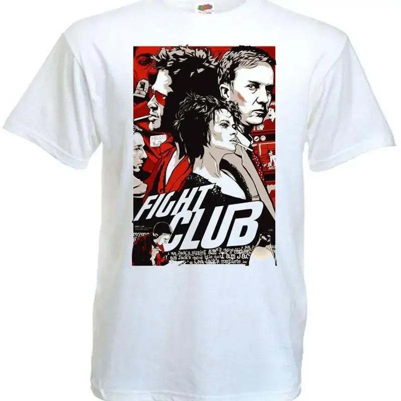 Fight Club v7 t-shirt blanc affiche de film toutes tailles S 5XL S