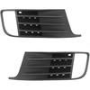 1 Paar Auto Frontstoßstange Nebelscheinwerfer Lampe Gitterabdeckung Kompatibel für VW Jetta MK6 GLI 2012 2013 2014 5C6853665C 5C6853666C(Recht)