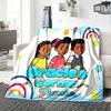 Customiz Name Personality Gracies Corner  Blanket Soft &Warm Sofa Office Bed Travel Lunch Break Blanket, Gift Suitable All Seasons