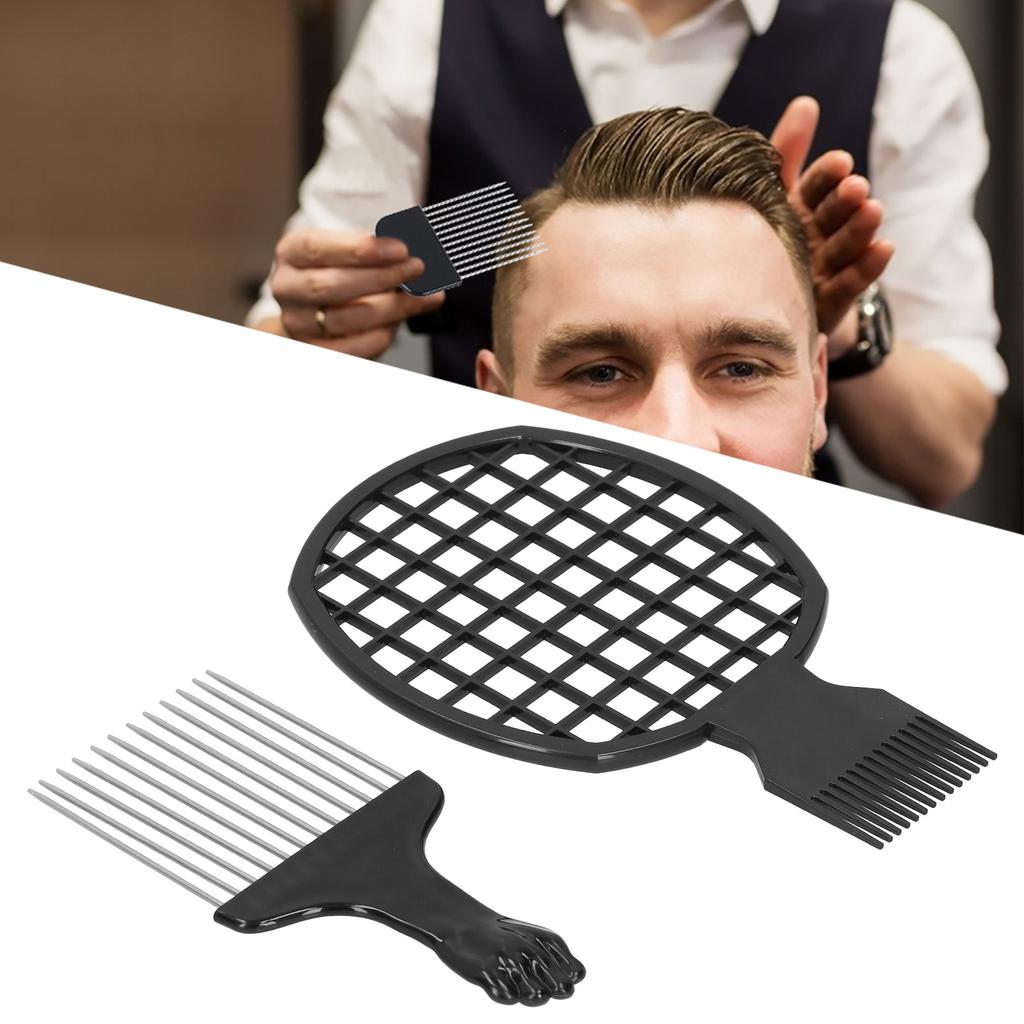 Hair Pick Comb Fist Wide Teeth Afro Twist Comb Barber Hairdressing Tool for Hair Salon