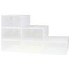 Plastic Drawer Shoe Cabinet Organizer Container Box 6 Pieces