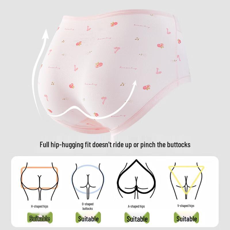 Cosmo Lady Women's Antibacterial Silk-Cotton Mid-Waist Briefs