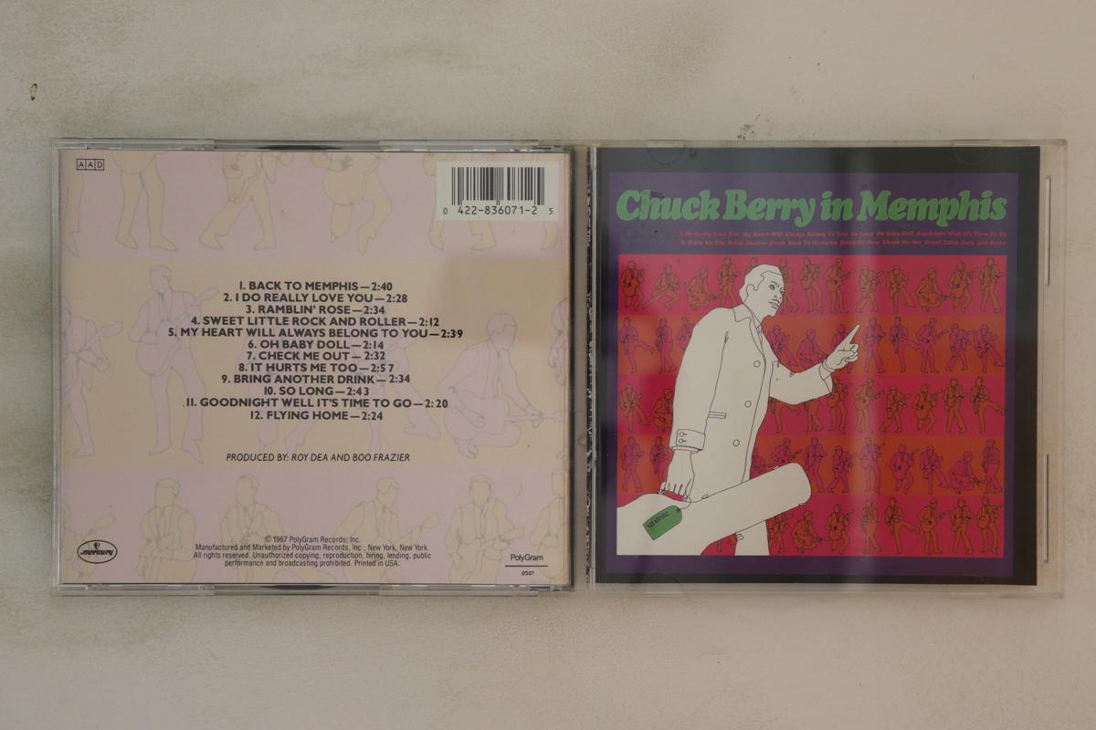 

CD CHUCK BERRY - Chuck Berry In Memphis 8360712 Mercury US Rock Used
