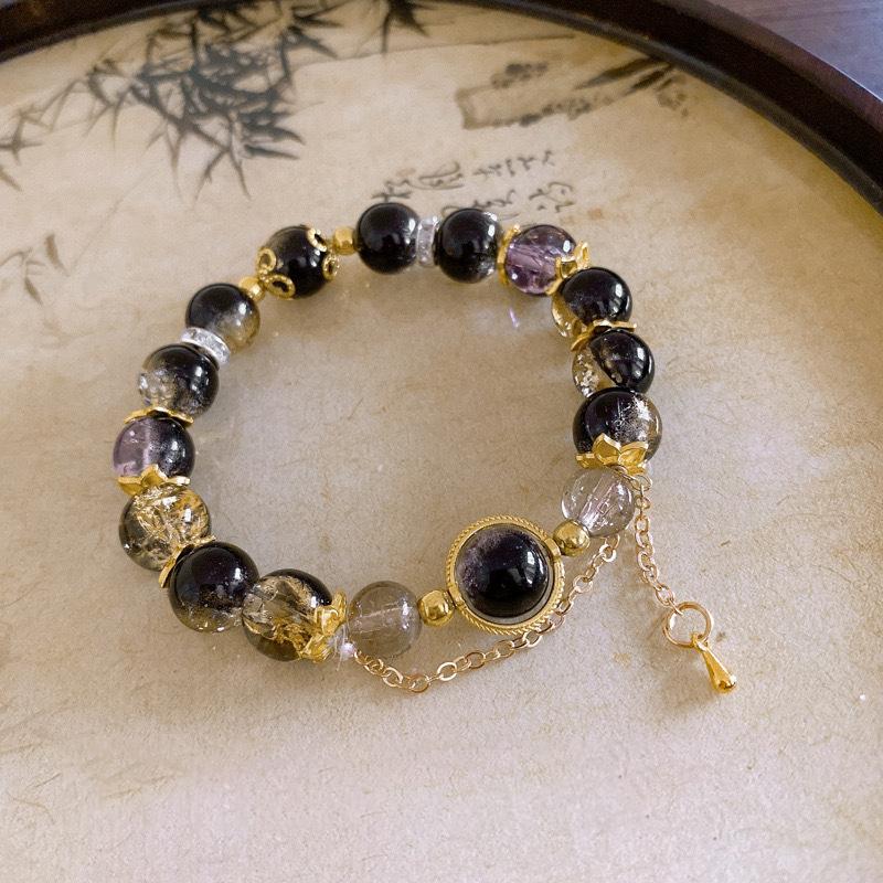 Personalized Glaze Beaded Tassel Bracelet Fashion Temperament Light Luxury Popular Couple Jewelry Gift