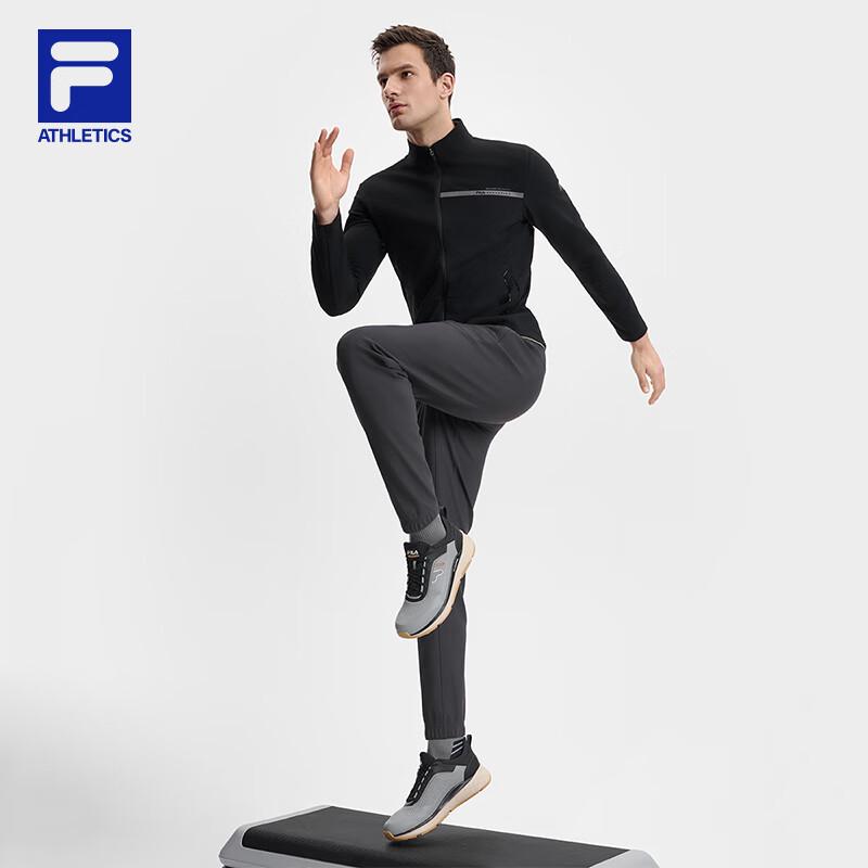 FILA Men's Fleece-Lined Stand-Up Collar Sports Jacket