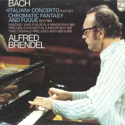 LP Record ALFRED BRENDEL  Bach Italian Concerto Chromatic F X7814 PHILIPS 1978 Japan Classical Used