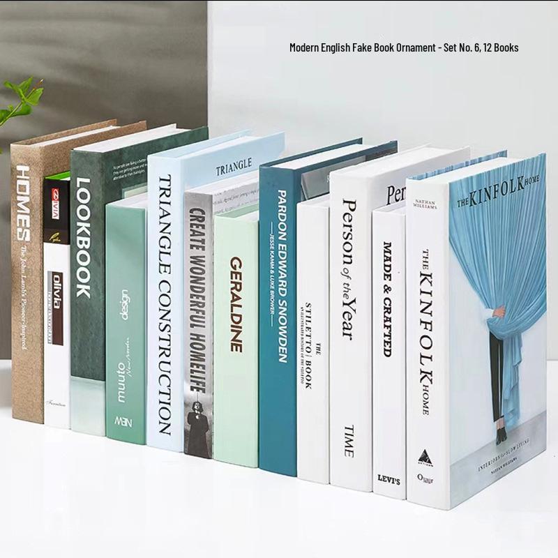 Minimalist Light Luxury Ceramic Bookend Ornament for Home Decor