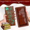 Chocolate Silicone Mold Diy Cake Baking Tools 10 Large Block Mold Can Be Separated Wax Melt Mold Easy To Remove