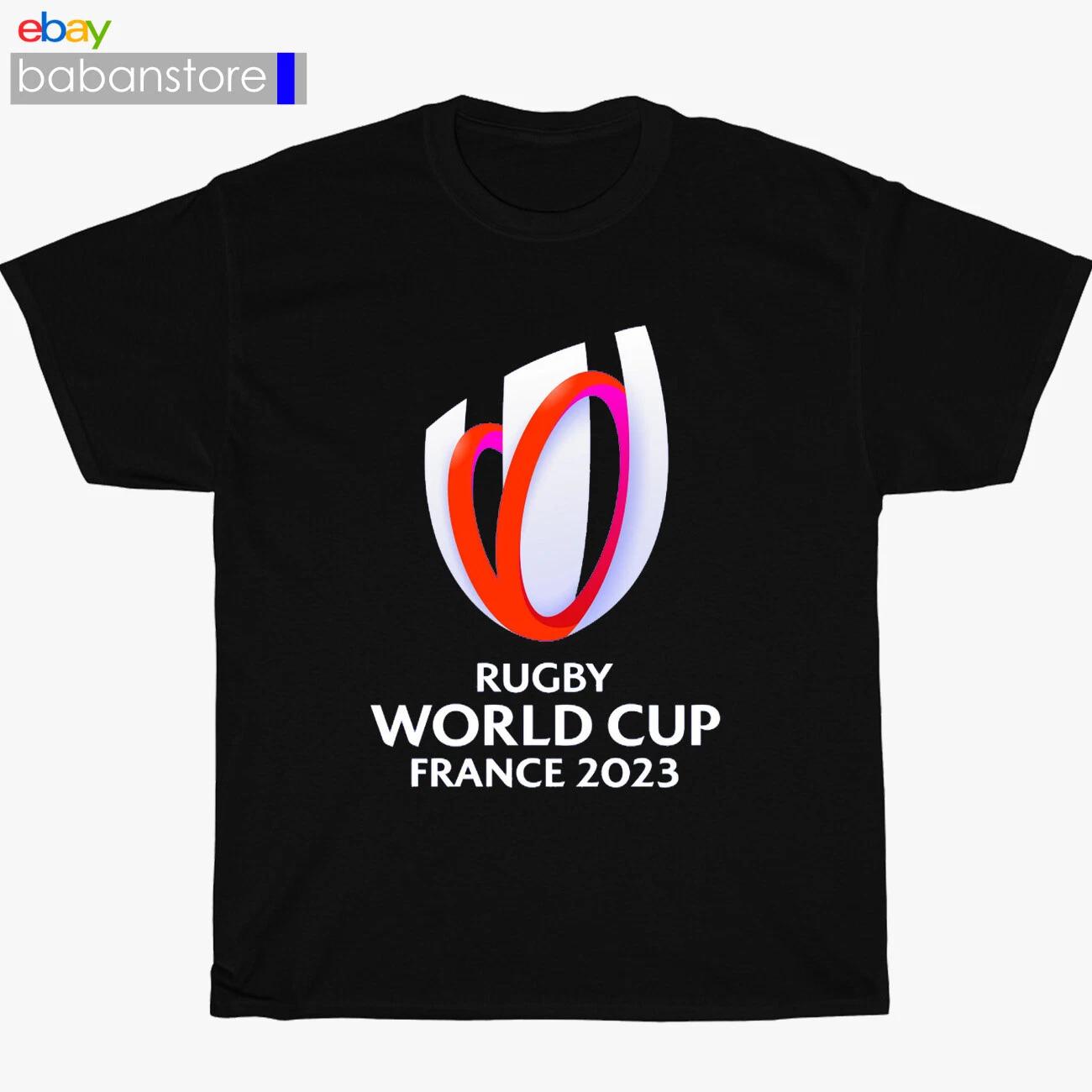 

New Rugby World Cup Logo Black/White/Grey/Navy T shirt Size S-5XL M
