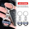 Porte-clés de voiture Porte-clés Pendentif Porte-clés en métal Emblème Pour Volvo 240 C70 S40 S50 S60 S70 S80 S90 V40 V50 V60 V90 XC40 XC60 XC90 Vnl Camion