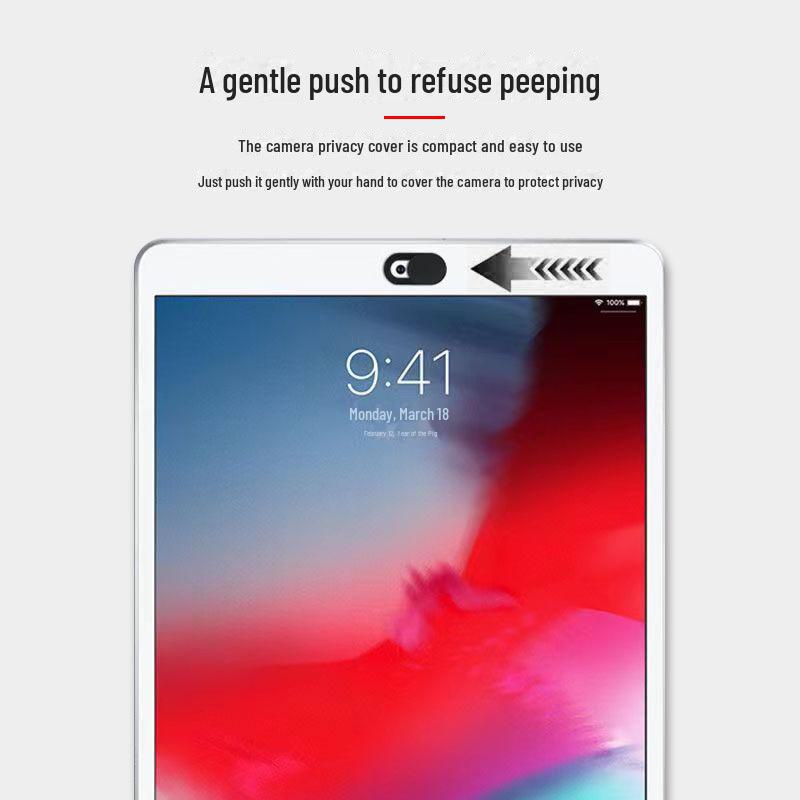 Apple Device Privacy Cover: Camera Lens Sticker & Notebook Shield