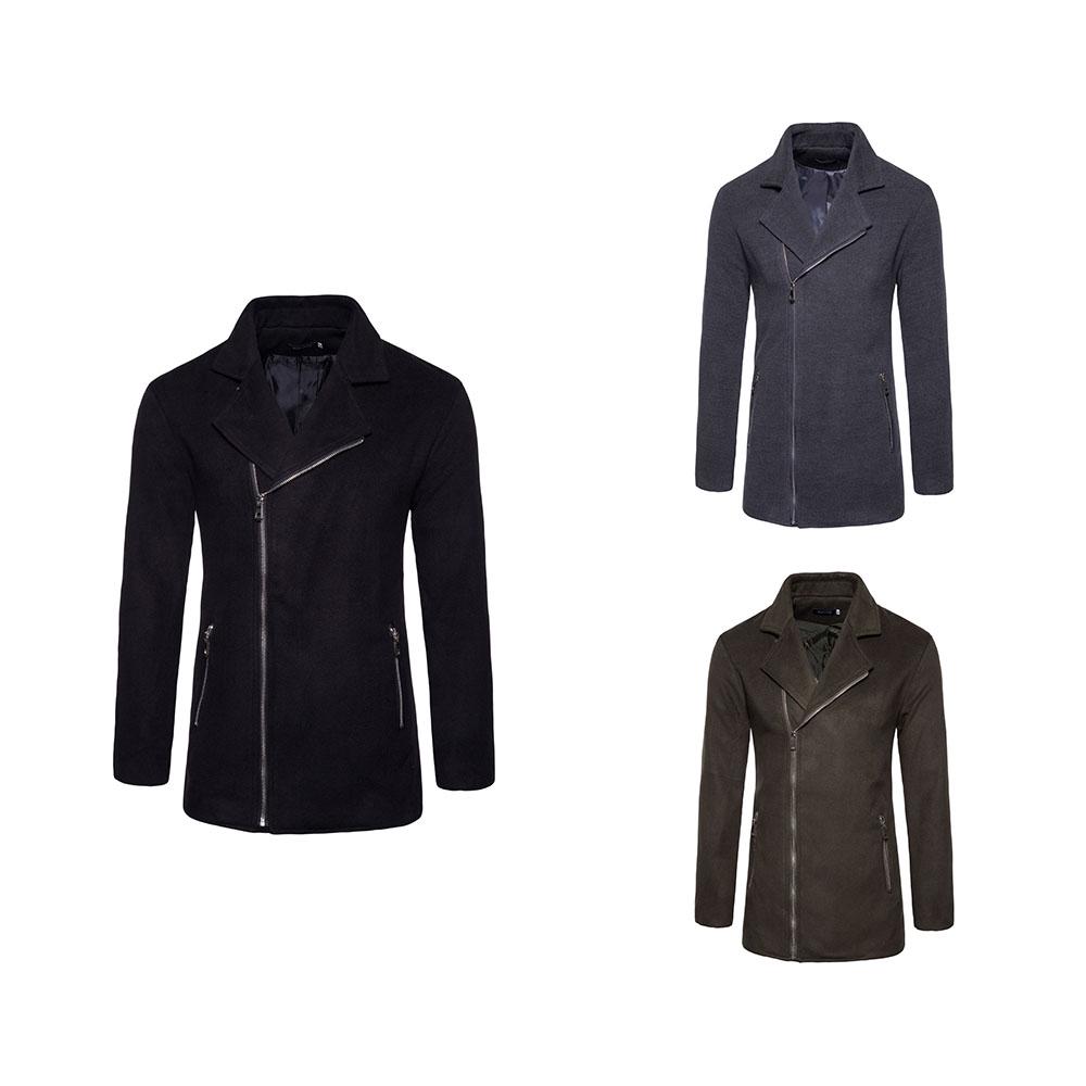 Buy New Arrival Men Winter Coats New Mens Fashion Casual Stand Collar Sweater Coat at affordable