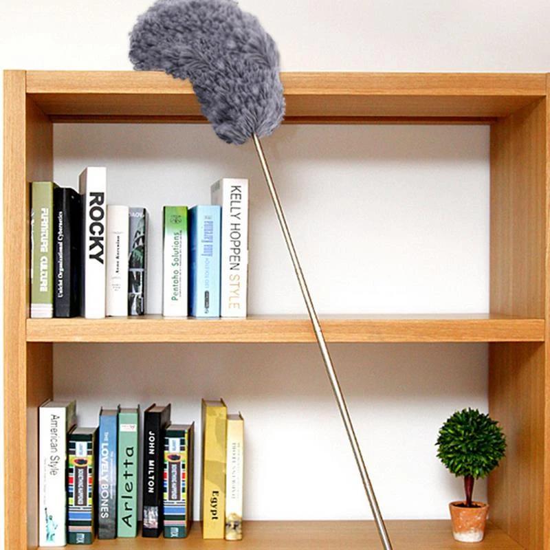 Extendable Microfiber Duster Brush for Home Car Furniture Cleaning Anti Dusting Handheld Dust Removal Tool with Feather Design