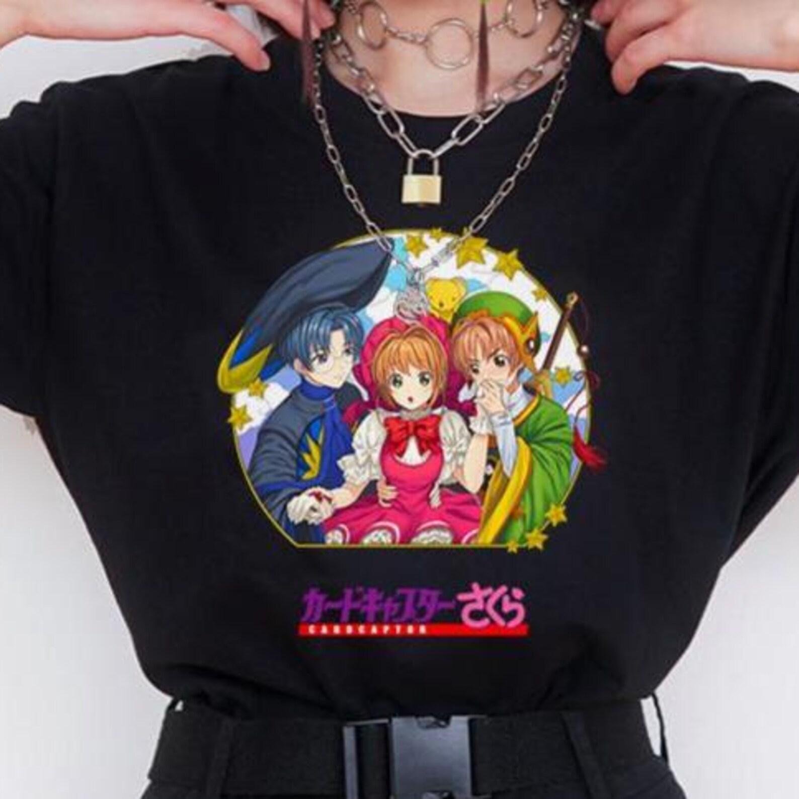 Cardcaptor Sakura Anime Shirt – Manga Cosplay Tshirt,Sakura Kinomoto Tee,Syaoran Li S