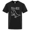 Cute Tea Rex Dinosaur Coffee Lover T-Shirt