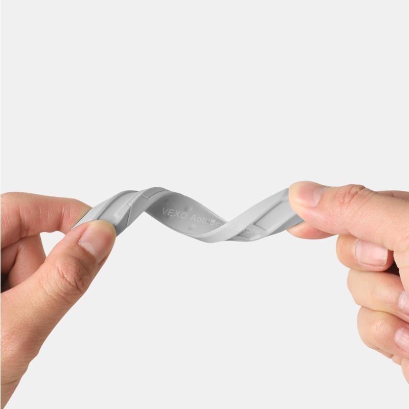 For Xpeng P7+ 4pcs Silicone Door Anti-Scratch Strip Scratch Resistant Car Door Edge Protection Trim Molding Interior Accessories