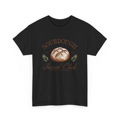T-Shirt mit kühnem Humor - Kantiges lustiges T-Shirt Vintage Sourdough Social Club Shirt