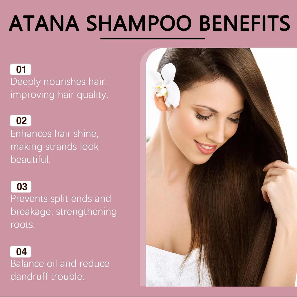 Champú Tratamiento Orgánico de Aceite de Batana Cabello Dañado con Puntas Abiertas Reduce la Caída del Cabello Limpieza Profunda Nutre