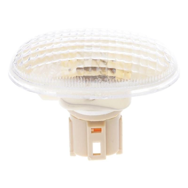Weatherproof Car Side Indicator Light ABS Construction Long Lasting Performances Design белый