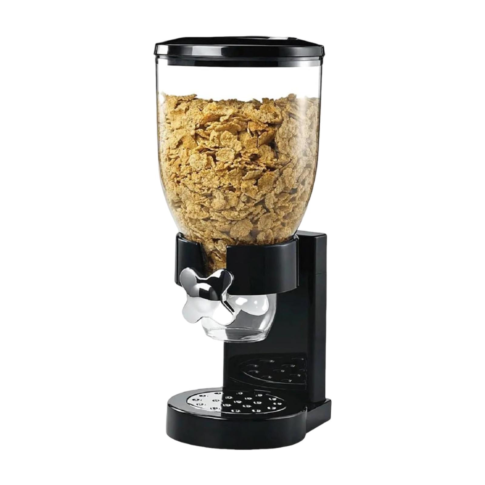 Food Storage Dispenser Plastic Food Storage Grain Distributor Rotating Knob Candy Dispenser for Candy Nuts Grains Granola Snack