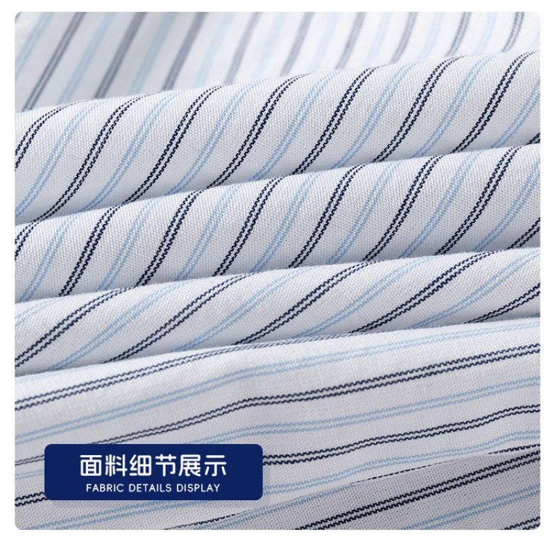 Kids Boys Long Sleeve Striped Embroidery Casual Children Shirt Spring Autumn Top