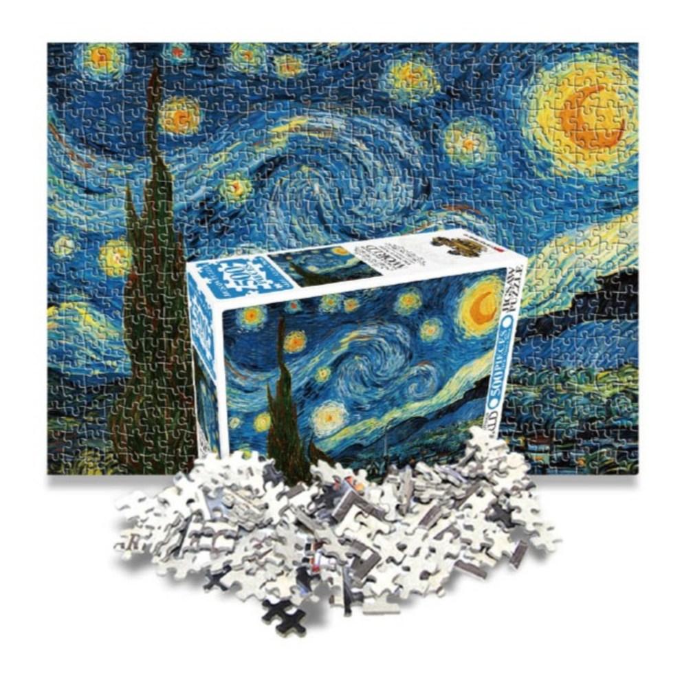 Haksan Culture Van Gogh's The Starry Night Masterpiece 500-Piece Jigsaw Puzzle
