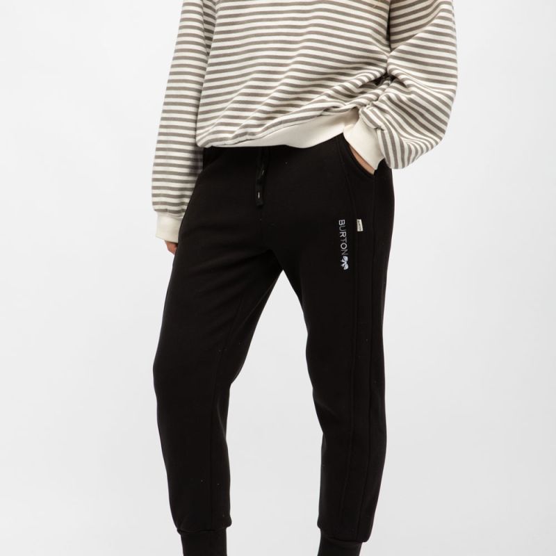 Elora Carrot-cut Cotton Jogging Bottoms Women BURTON OF LONDON