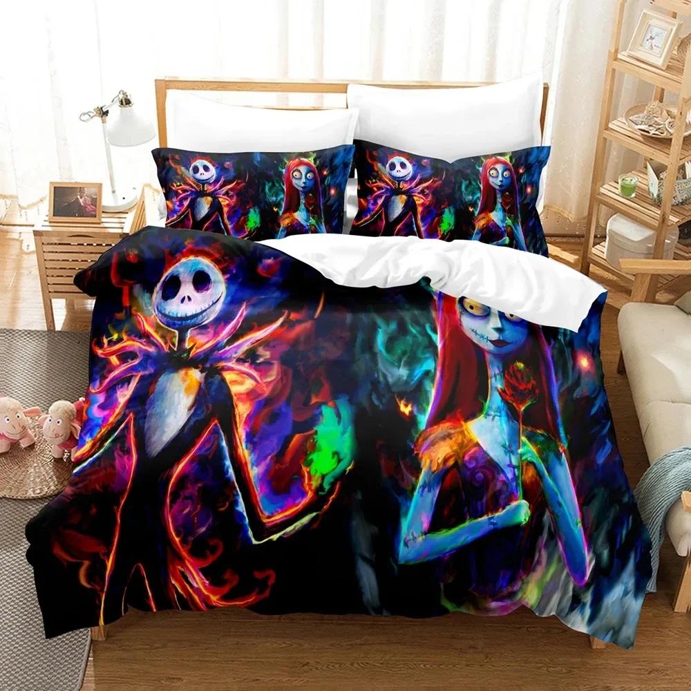 3D Halloween Bedding Sets Duvet Cover Set With Pillowcase Twin Full Queen King Bedclothes Bed Linen 200x200