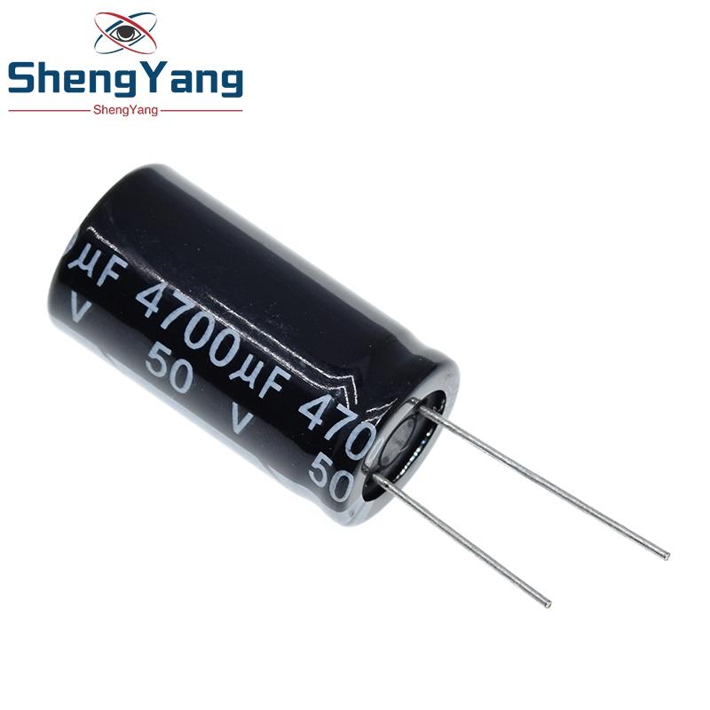 TZT 2/5PCS 50v4700uf 4700uf50v 18*35 50v 4700uf 18x35 Electro Electrolytic capacitor