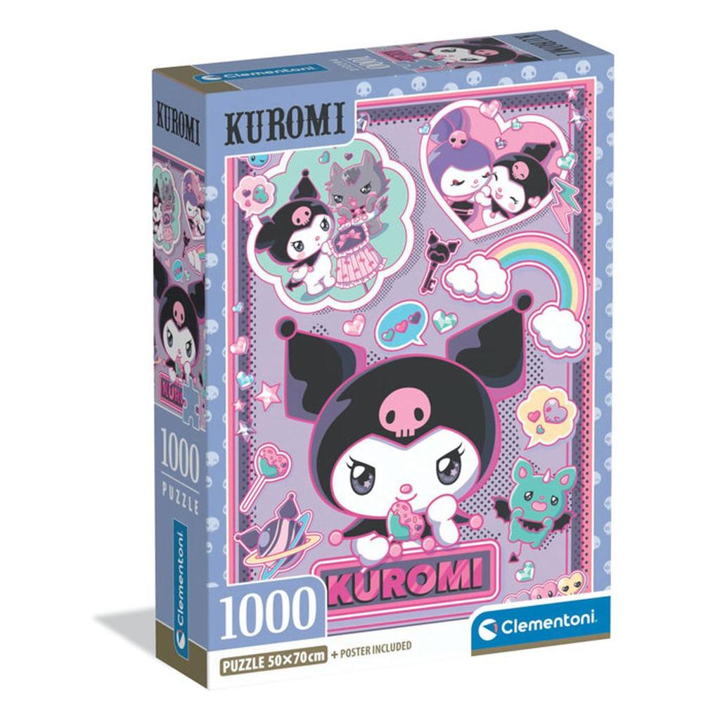 Puzzle 1000 pieces - Clementoni - Kuromi - Des 14 ans