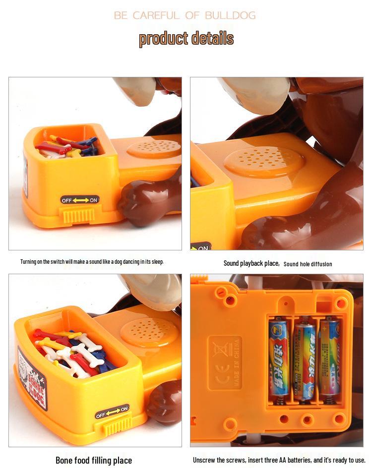 Prank Evil Dog: Bites Finger Game - Beware of Bone-Stealing! Fun Parent-Child Interaction Party Toy