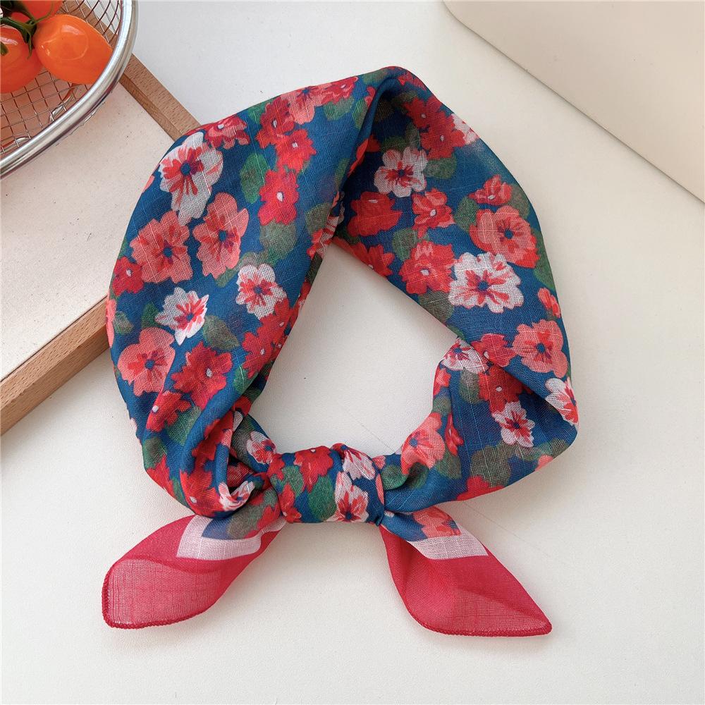 55cm Hair Scarf Cotton Square Scarf Hairband Headband Hairscarf Headscarf Turban Shawl Wrap Bandanas