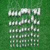 10pcs Bird-Repellent Reflective Spira Wind-Turning Vegetable Yard Bird Scaring Stick Anti-Bird Deterrent Gardening Accessories