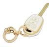 Key Fob Cover for Toyota with Keychain Soft TPU Car Key Shell Case Protector Compatible with Camry Corolla RAV4 Highlander Avalon Corolla iM Venza