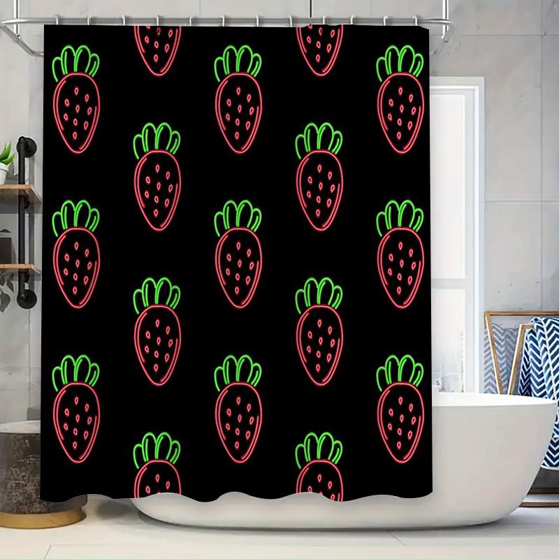 

Shower Curtain Tropical Beach Ocean Wave Sea Landscape Scenic Nature Wall Decor Home Bathroom Artistic Print Waterproof Fabric W60H190(CM)-1 Pcs