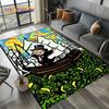 3D Rich Man Game Monopoly Dollar Cartoon Carpet Rug for Living Room Bedroom Home Sofa Decoration,Kid Area Rug Non-slip Floor Mat