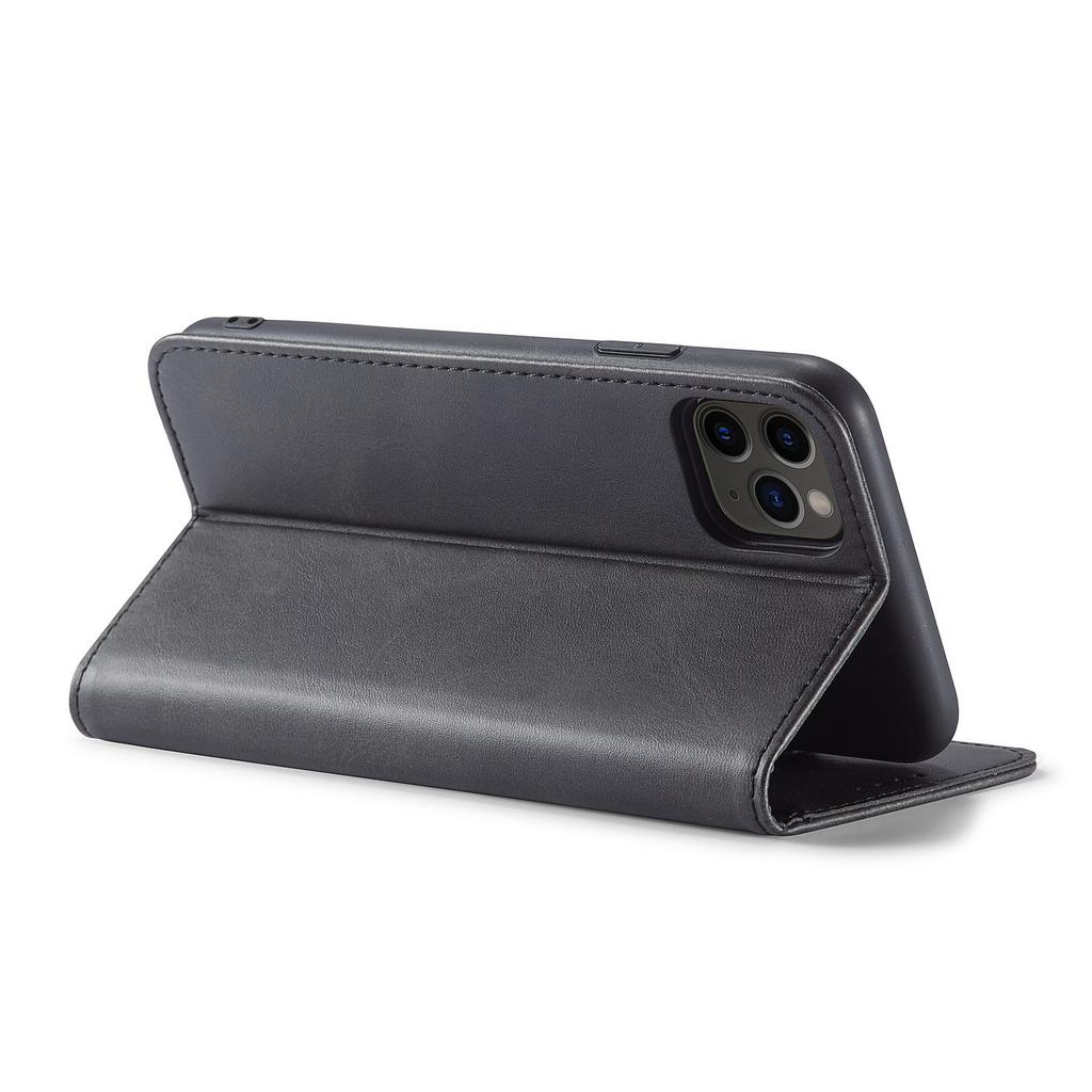 For iPhone 11 Pro 5.8 inch Phone Stand Case Business Style Calf Texture Wallet Magnetic Leather Phone Cover