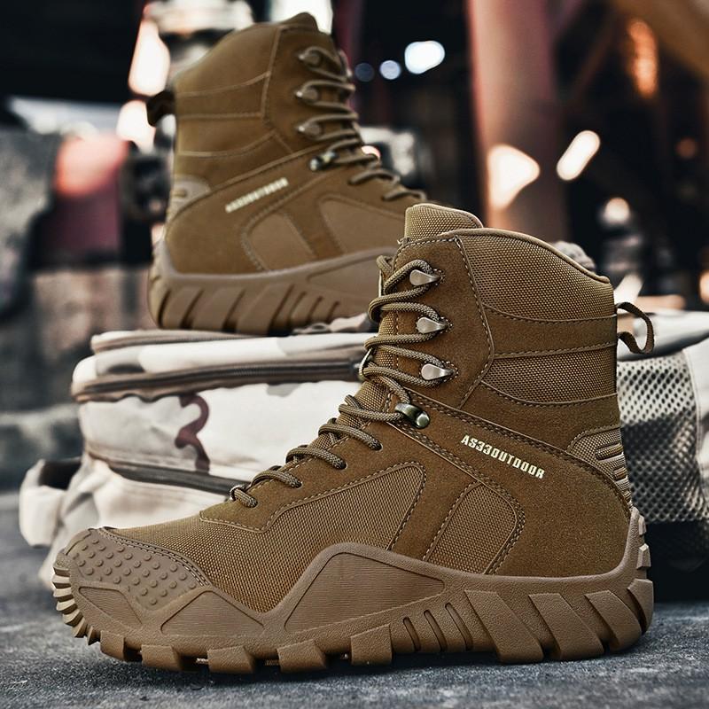 Kids Shoes Mens High-Top Hiking Boots Winter Outdoor Trekking Shoes Non-Slip Thick Sole Snow Trail Camping