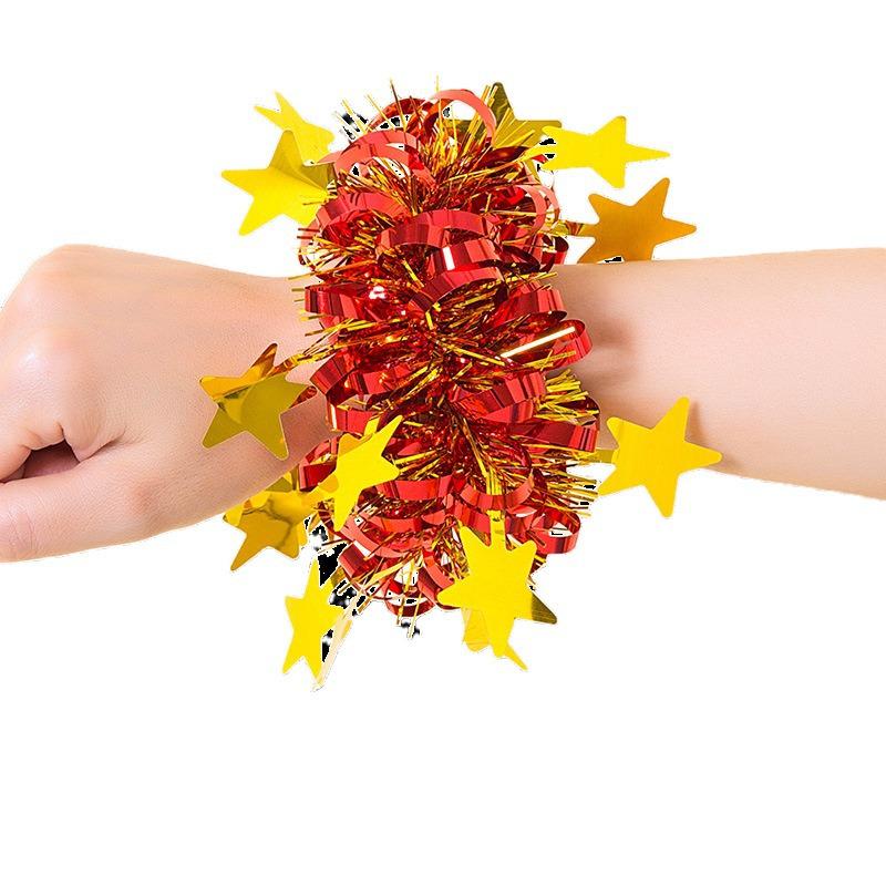 June 1st Cheerleading Wrist Flowers for Kindergarten Dance and Sports Events