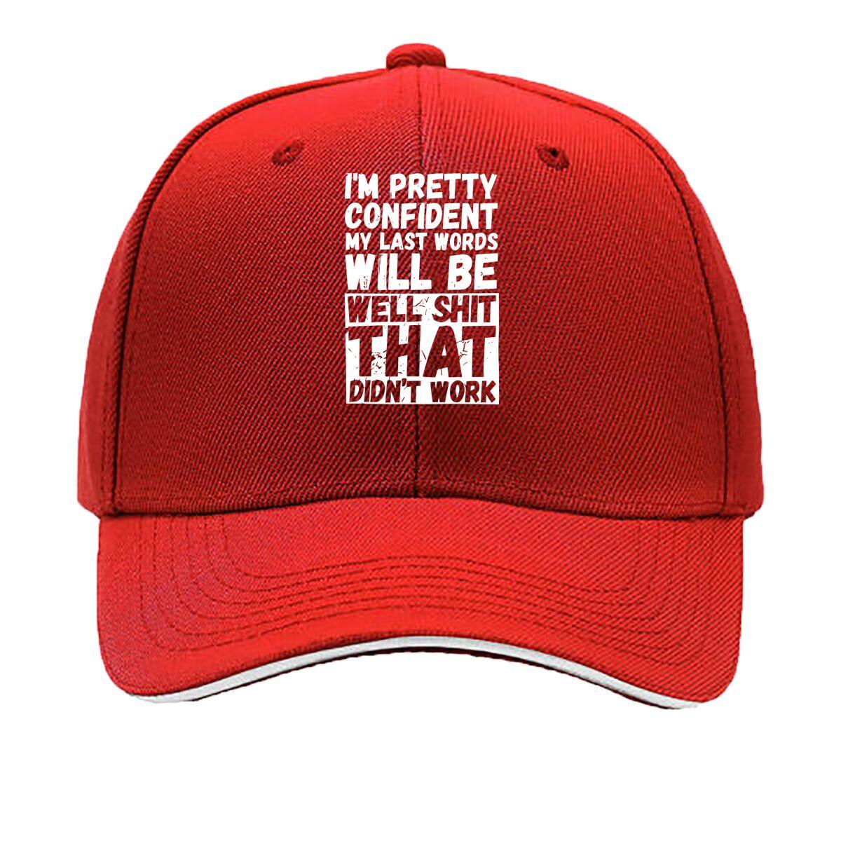 Fall Is My Favorite Printed Baseball Cap Outdoor Fashion Adjustable Baseball Cap Sandwich Baseball Cap One Size