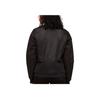adidas Originals Solid Color Letter Logo Print Woven Mesh Stand Collar Jacket Women Jackets Black CV5798